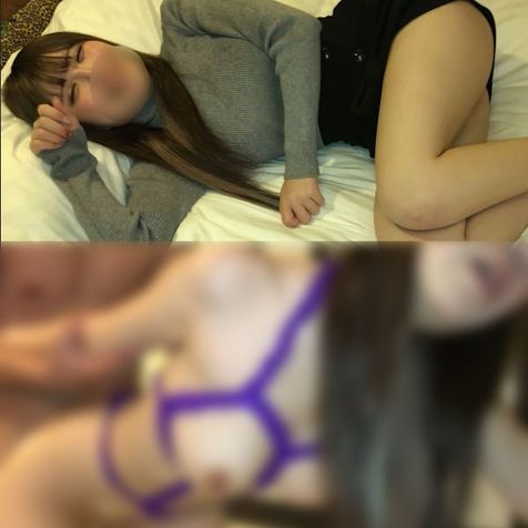 FC2PPV 4678280 [Creampie] A mysterious string that further emphasizes the wonderful breasts of an E-cup JD who shows off a model-like ahegao face is worn and raw creampie